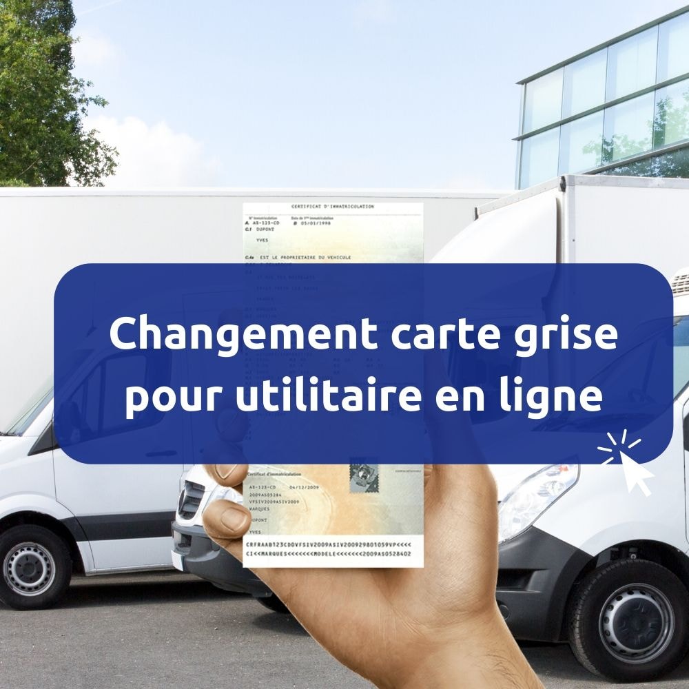 Changement carte grise utilitaire