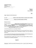 Lettre de désistement des héritiers