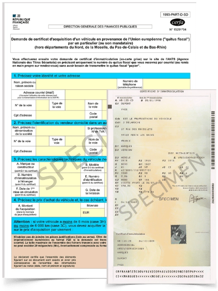 Faire la carte grise définitive